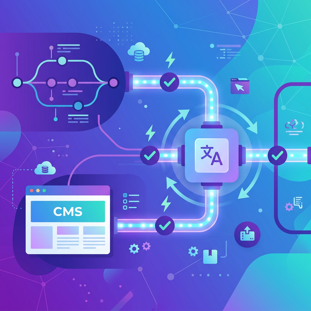 Integrating Localization APIs into CI/CD and CMS for Text
